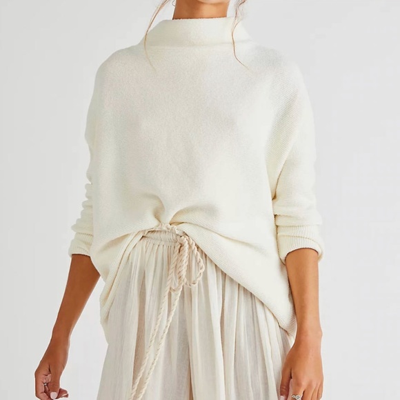 Free People Ottoman Tunic Women’s Medium Ecru, Off-white - Picture 3 of 6